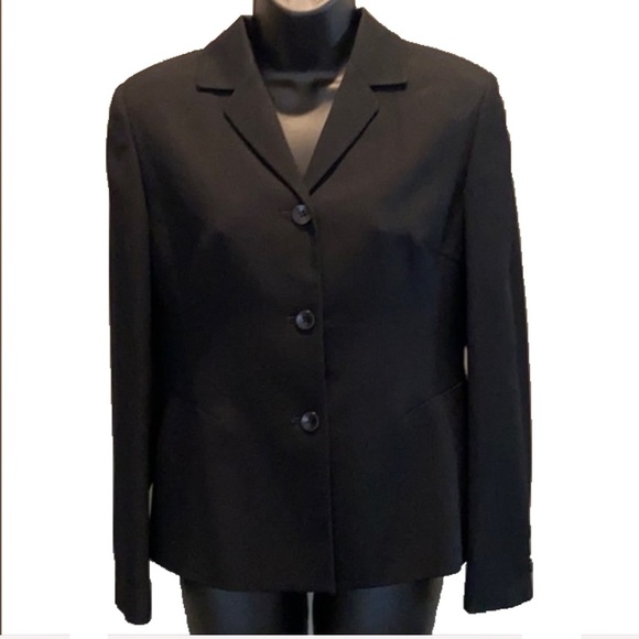 Petite Sophisticate Jackets & Blazers - Petite Sophisticate Black Blazer, small